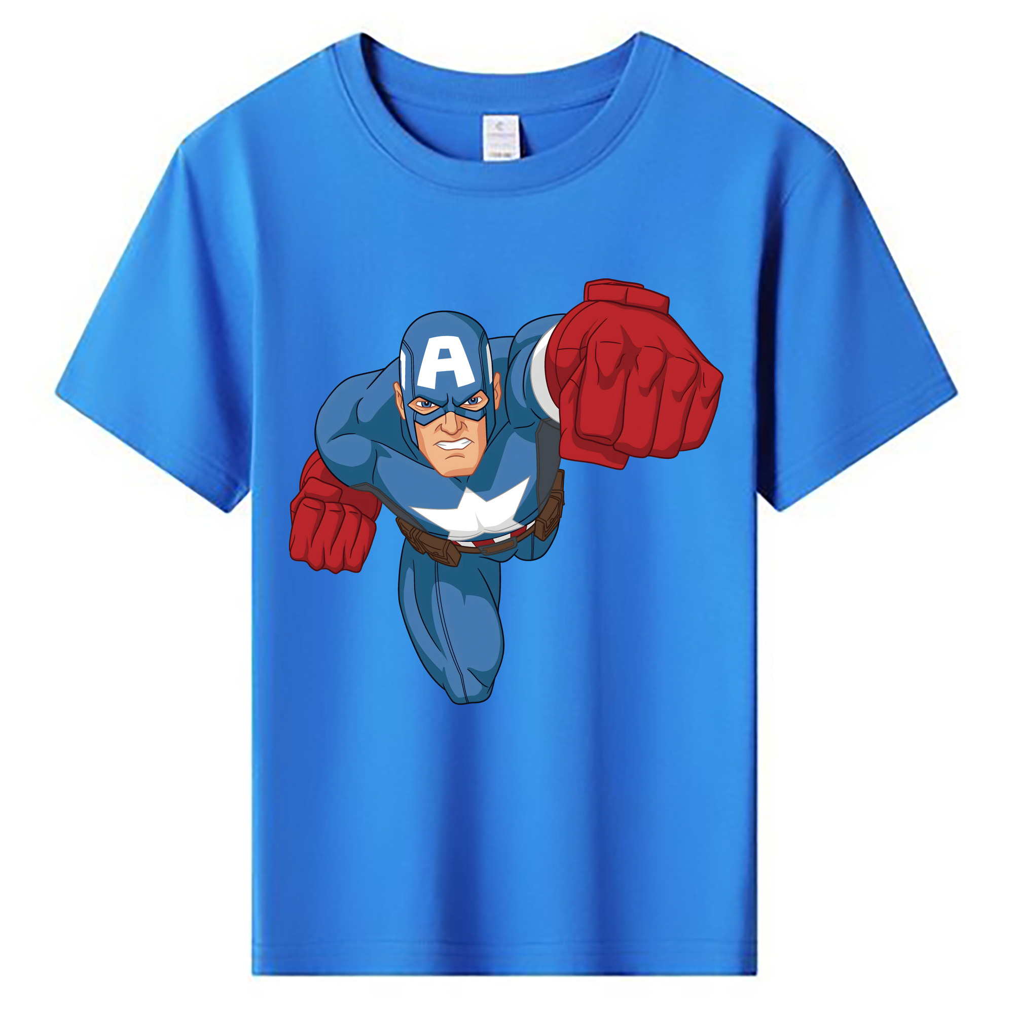 （画像用） アベンジャーズ The Avengers 綿100％キッズTシャツ（フロントプリント）